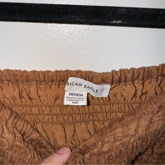 AMERICAN EAGLE Brown Stretchy Top - Picture 2 of 2